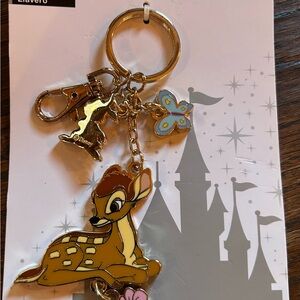 Disney Bambi Keychain with Charms